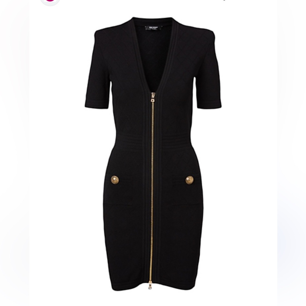 BALMAIN designer dress, size 40, excellent preowned condition - Picture 2 of 9